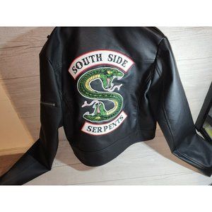 (2) South Side Serpents Faux Leather Motorcycle Jackets RIVERDALE Size Small ARC